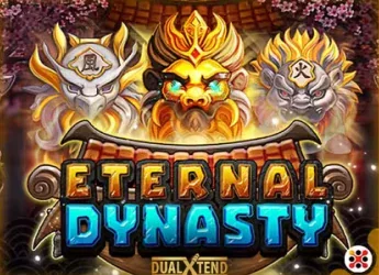 Eternal Dynasty ancient China themed slot with golden dragon and warrior icons