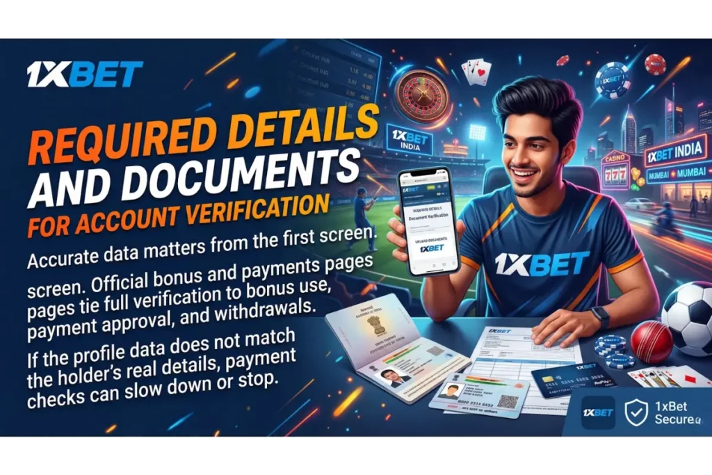 Required Details and Documents for Account Verification