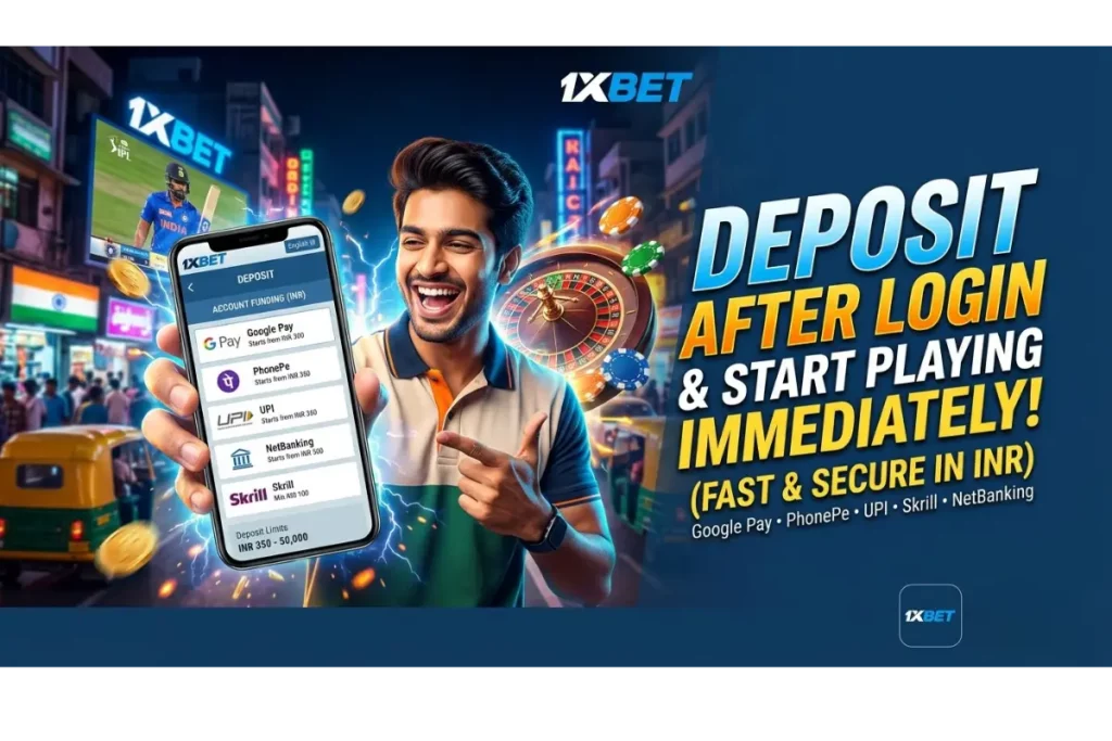 Deposit After Login and Start Playing Immediately